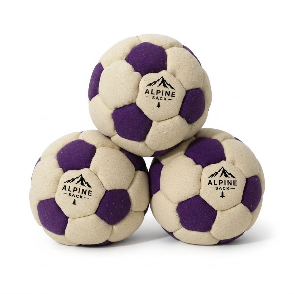 32 Panel Purple Peak Footbag (PRE ORDER)